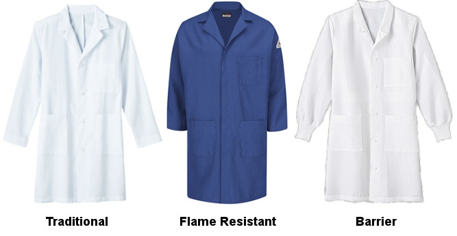 Lab coat types