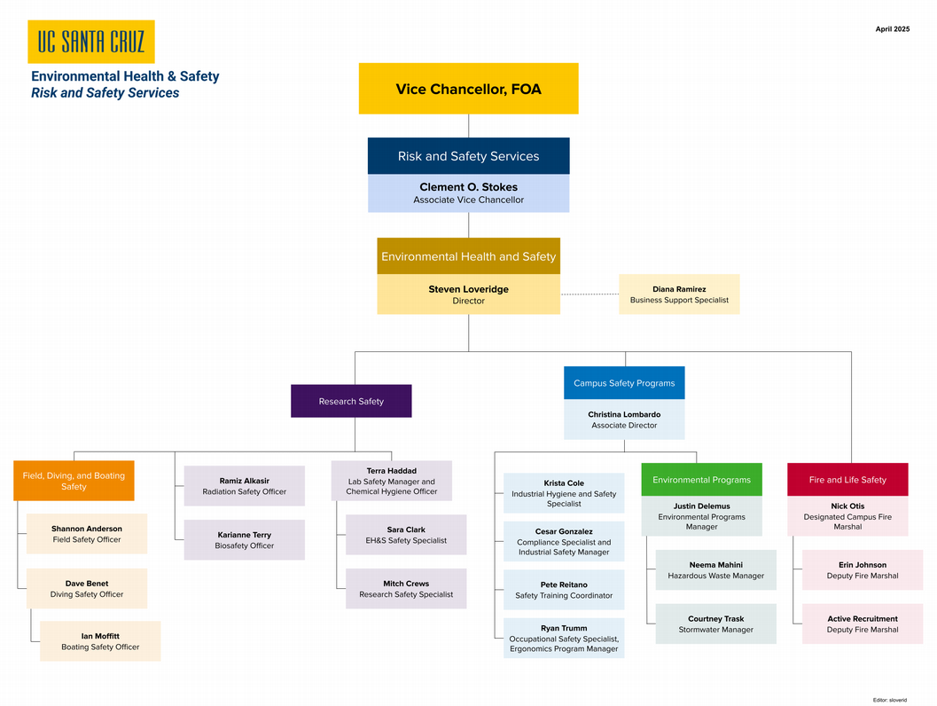 Environmental Health And Safety Organizational Chart A Visual 