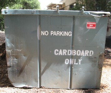 cardboard recycling bin