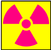 radioactive material warning symbol