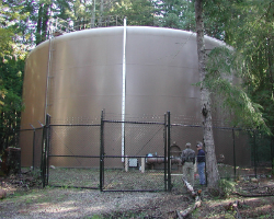 upper campus drinking water reservoir